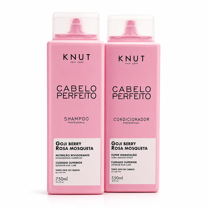 Kit Shampoo y Acondicionador Knut Cabelo Perfeito 750 ml + 550 ml 1