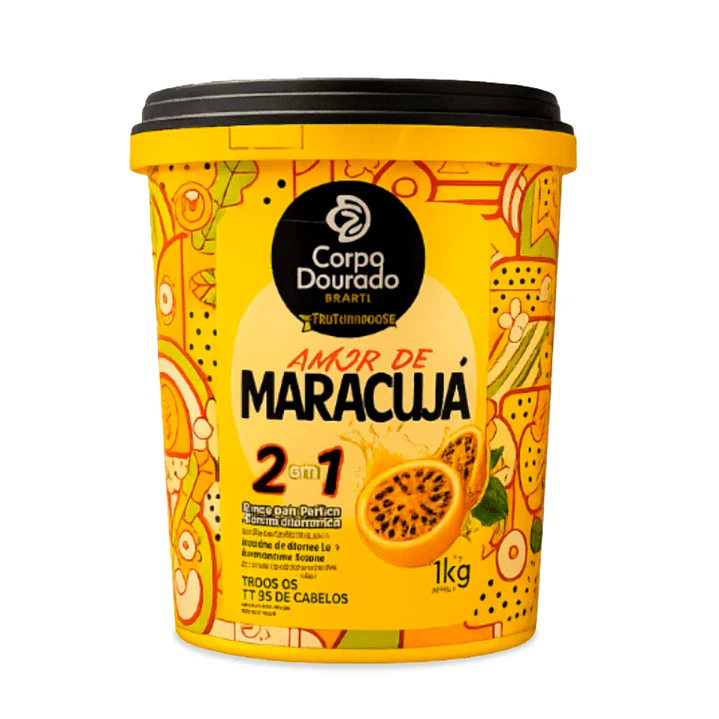 Crema Capilar Corpo Dourado Amor de Maracujá 1 kg 1