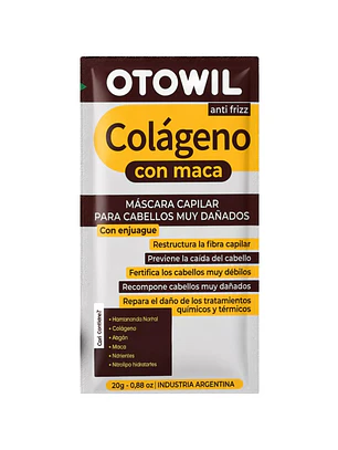 Máscara Capilar Otowil Collagen con Maca — Reparación para Cabello Dañado