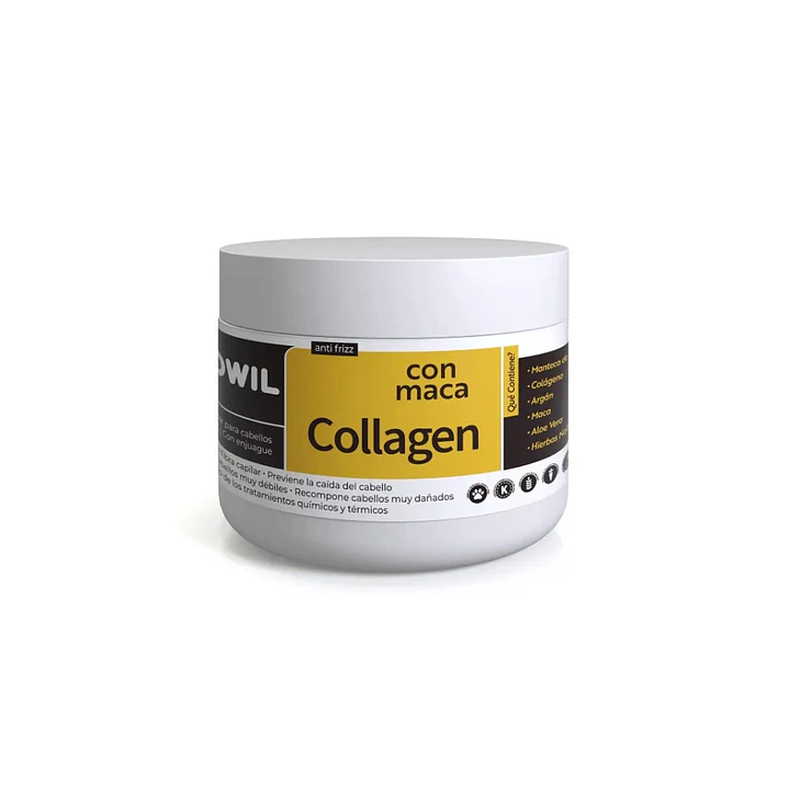 Máscara Capilar Otowil Collagen con Maca — Reparación para Cabello Dañado 2