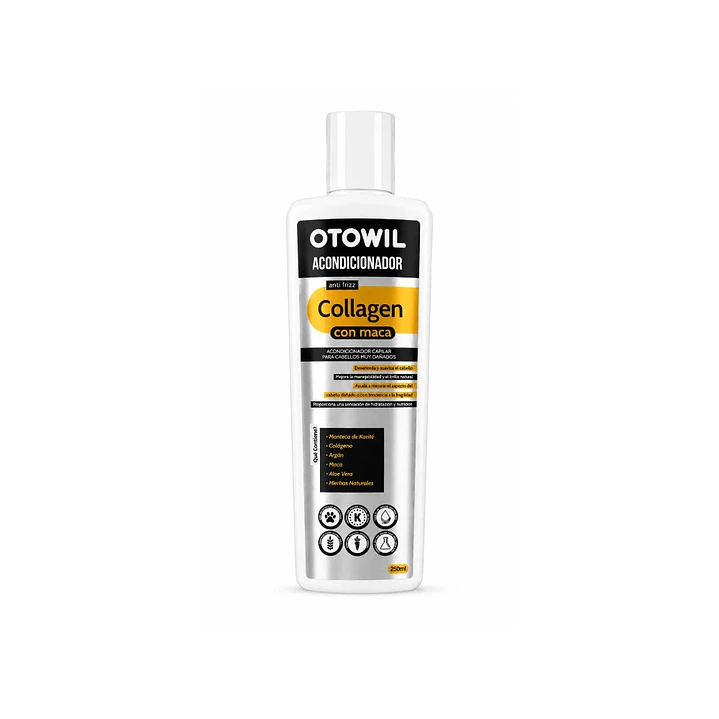 Acondicionador Otowil Collagen con Maca — Suavidad y Desenredo 250 ml 1