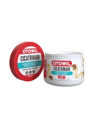 Máscara Otowil Cicatrihair Keratina, Argán y Quinoa — Brillo y Suavidad