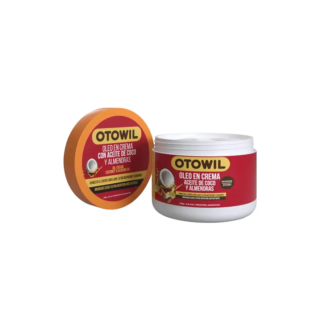 Óleo en Crema Otowil Aceite de Coco y Almendras — Hidratación y Nutrición 250 g 1