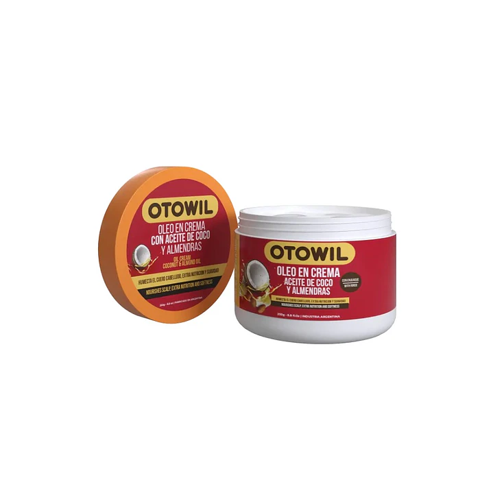 Óleo en Crema Otowil Aceite de Coco y Almendras — Hidratación y Nutrición 250 g 1