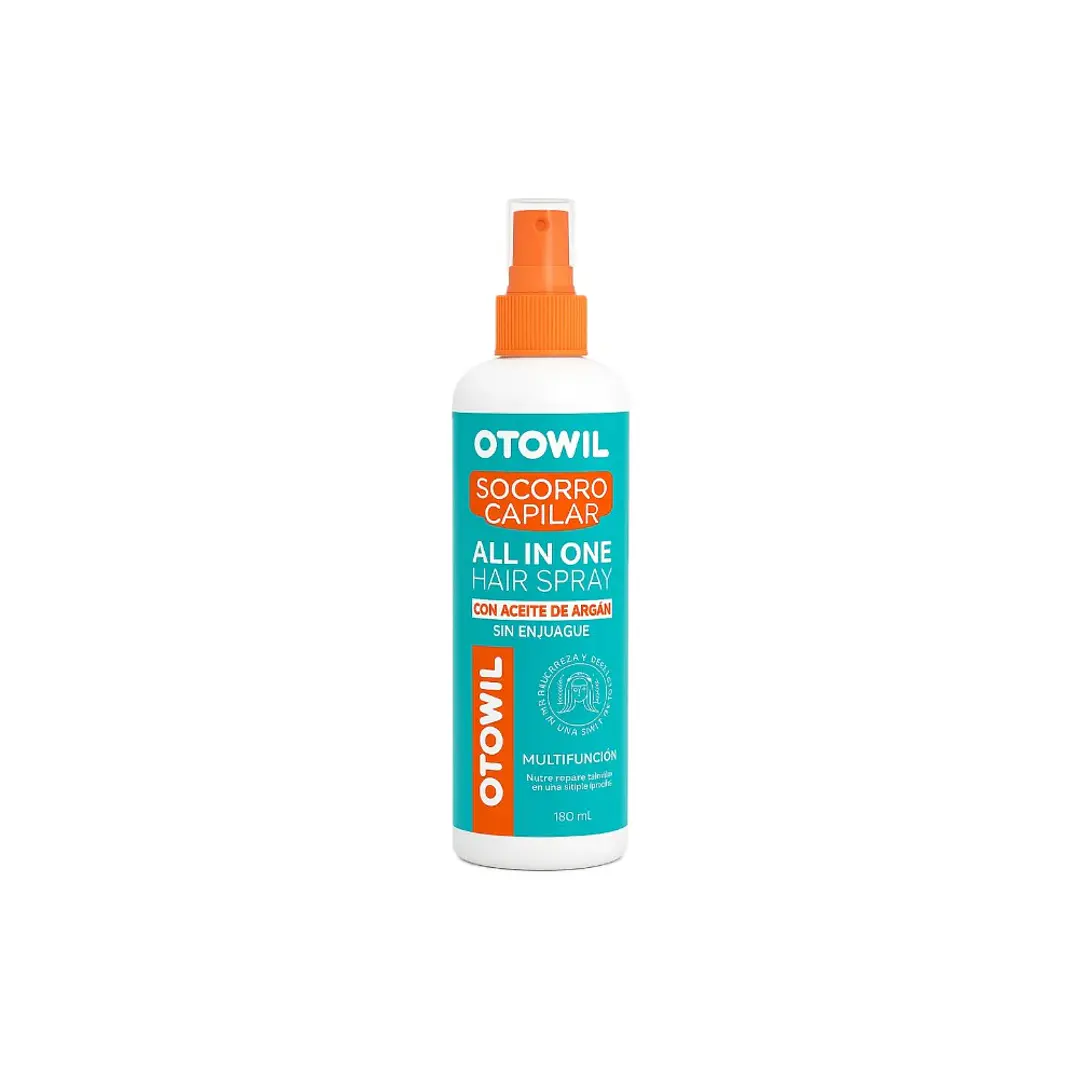 Socorro Capilar Otowil All in One Spray — Acondicionador sin Enjuague con Argán 180 ml 1