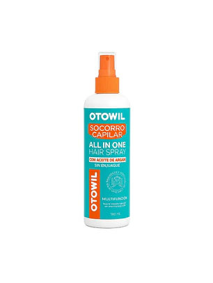 Socorro Capilar Otowil All in One Spray — Acondicionador sin Enjuague con Argán 180 ml