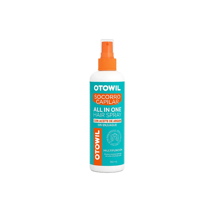 Socorro Capilar Otowil All in One Spray — Acondicionador sin Enjuague con Argán 180 ml 1