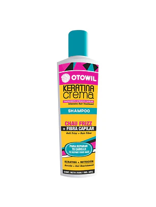 Shampoo Otowil Keratina en Crema — Antifrizz y Fibra Capilar 250 g