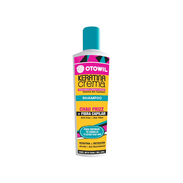 Shampoo Otowil Keratina en Crema — Antifrizz y Fibra Capilar 250 g 1