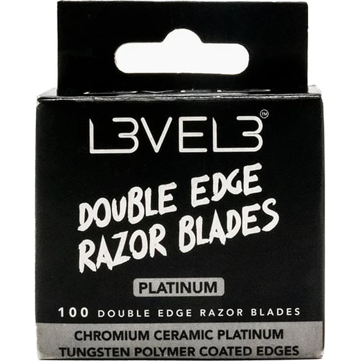 Hojas de Afeitar Doble Filo Level3 100 unidades 1
