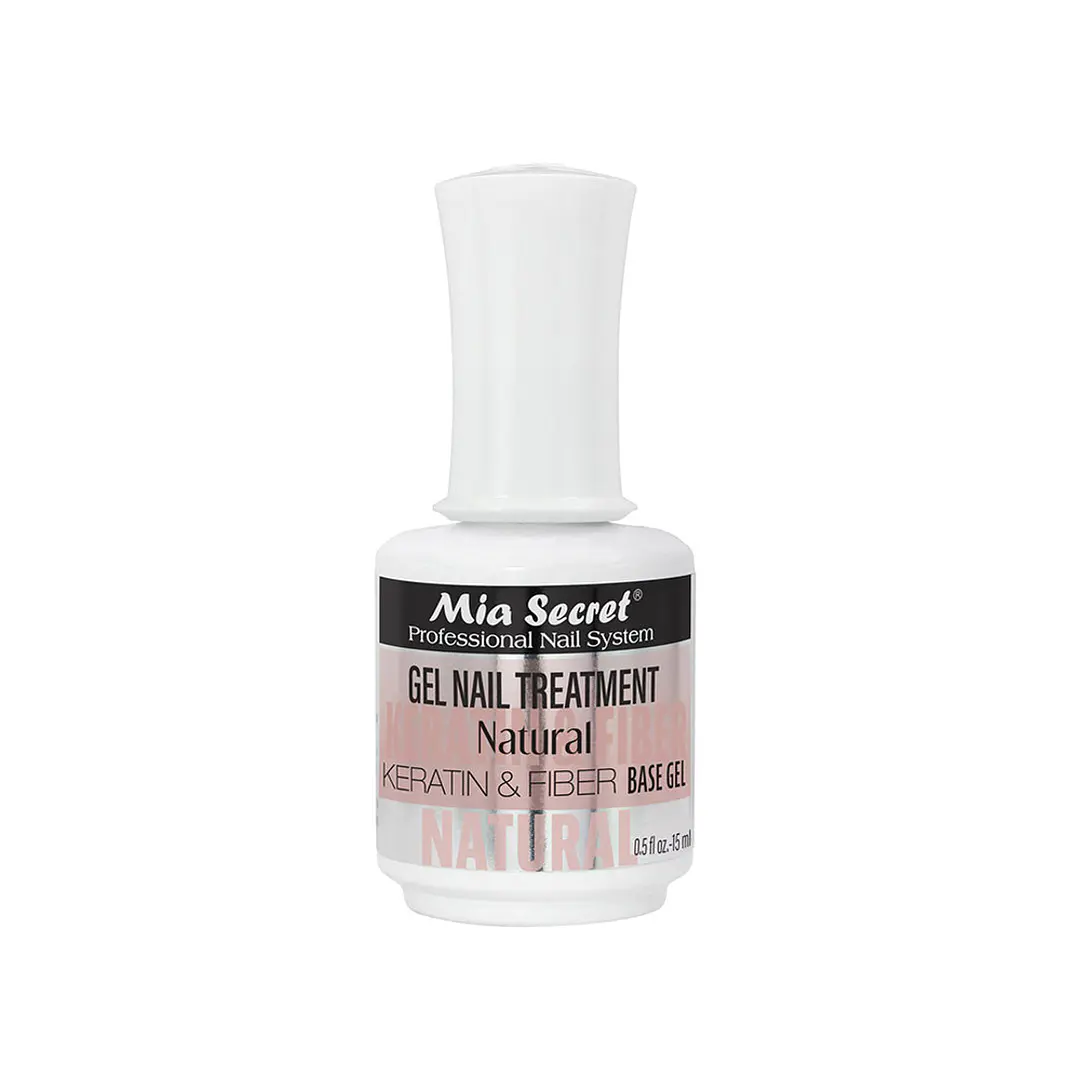 Gel Nail Treatment Keratina Base y Top Gel Mia Secret 15 ml 1