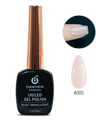 Esmalte Semipermanente Cherimoya 12 ml Nude y Amber