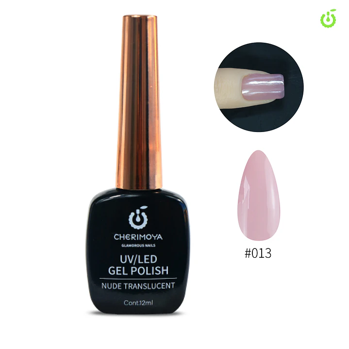 Esmalte Semipermanente Cherimoya 12 ml Nude y Amber 3