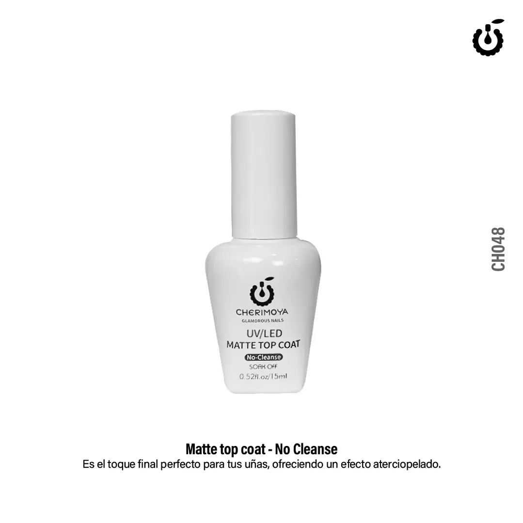 Matte Top Coat Cherimoya UV/LED 15 ml 1
