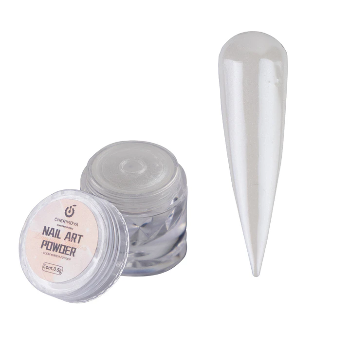 Polvo Clear Mirror Cherimoya Nail Art 0,5 g 1
