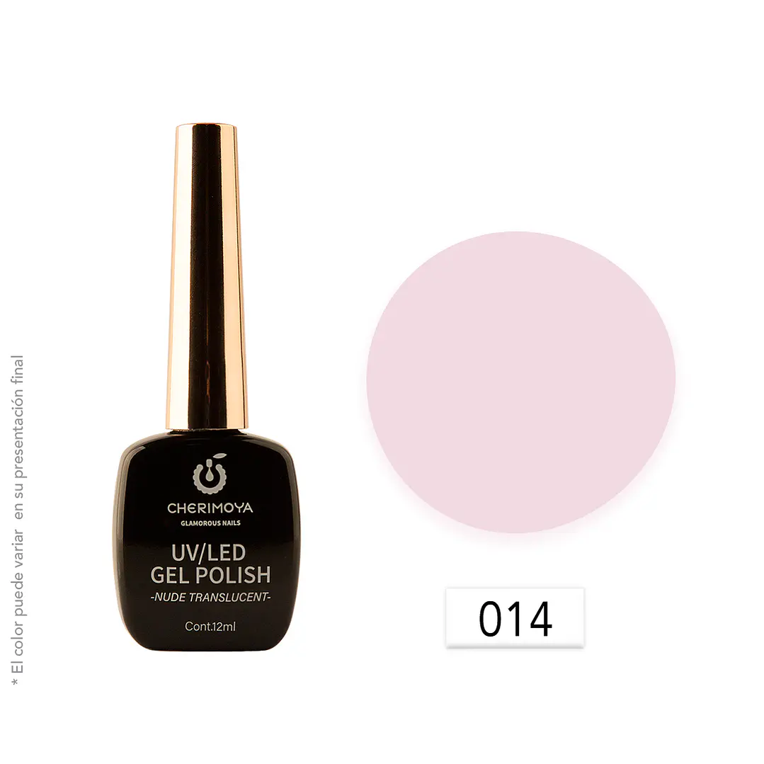 Esmalte Semipermanente Cherimoya 12 ml Nude y Amber 6