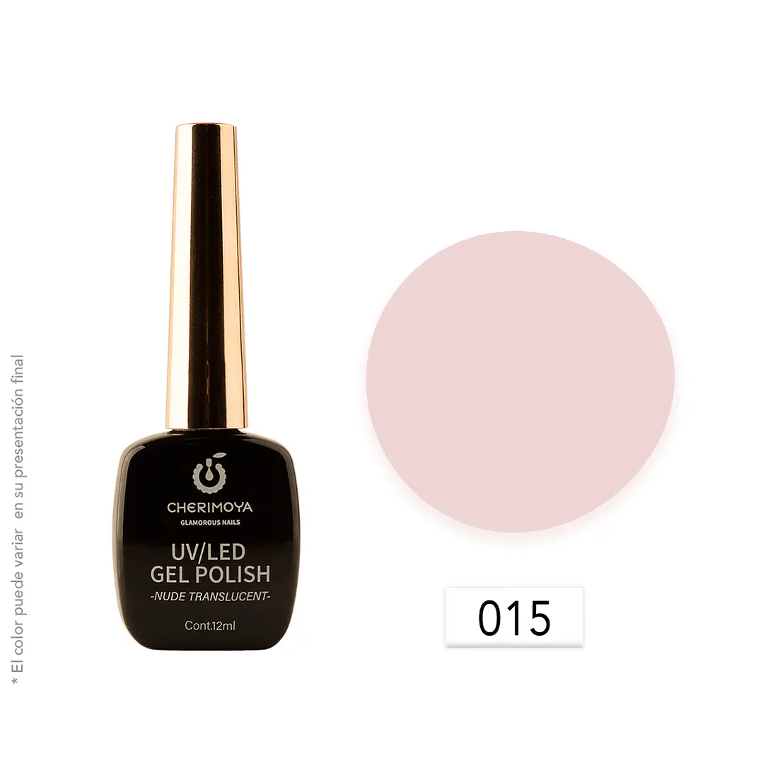 Esmalte Semipermanente Cherimoya 12 ml Nude y Amber 7