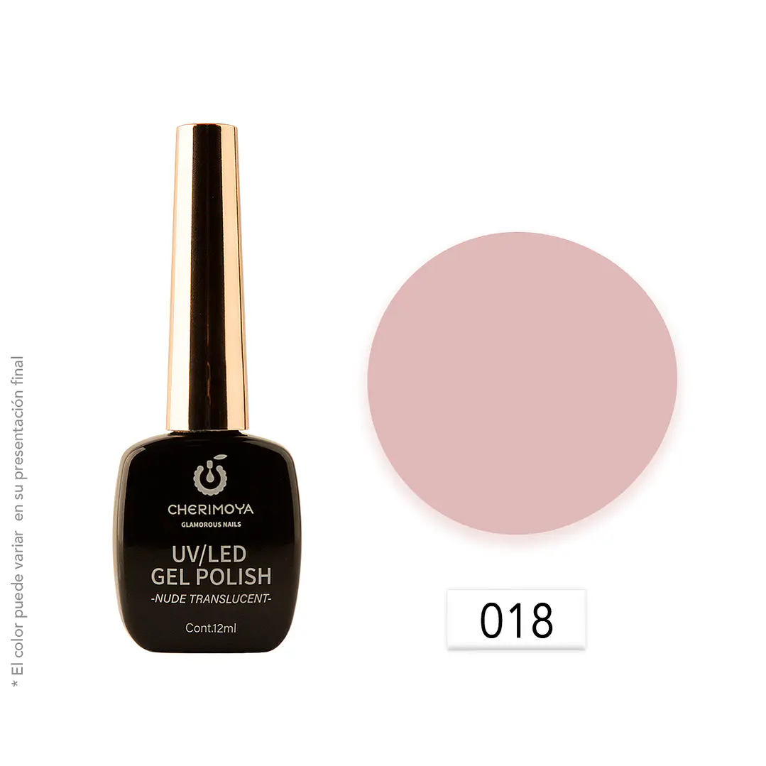 Esmalte Semipermanente Cherimoya 12 ml Nude y Amber 8