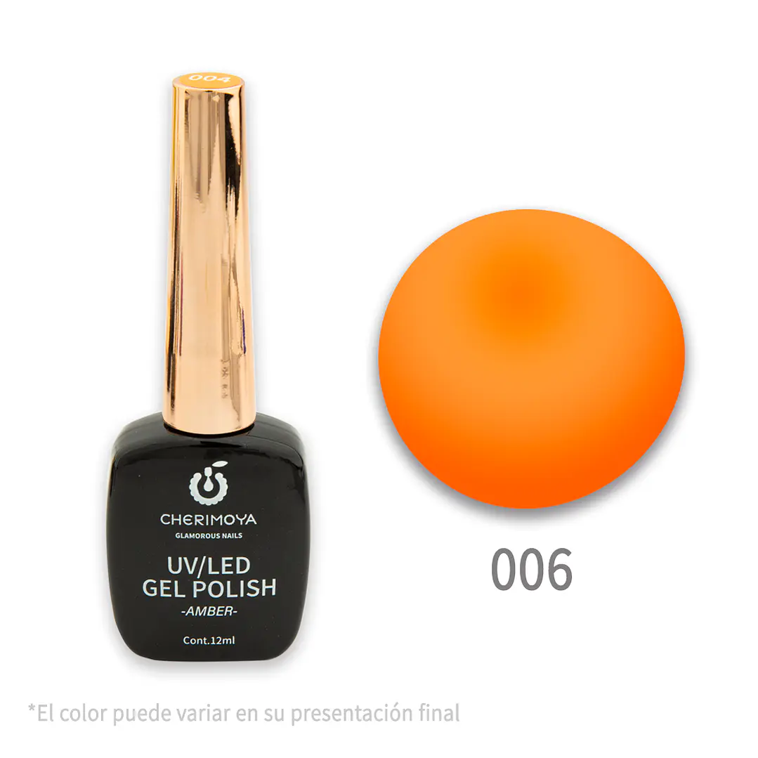 Esmalte Semipermanente Cherimoya 12 ml Nude y Amber 9