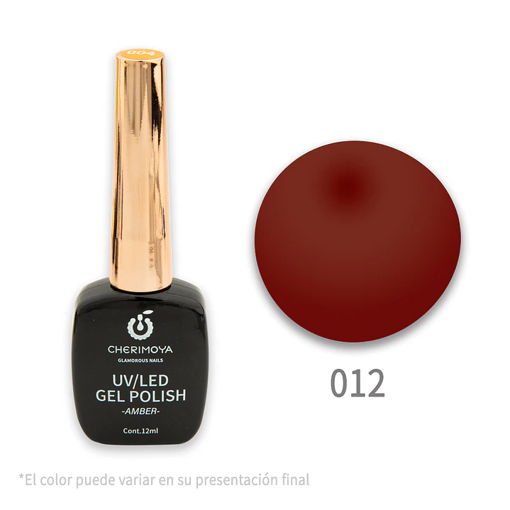 Esmalte Semipermanente Cherimoya 12 ml Nude y Amber 10