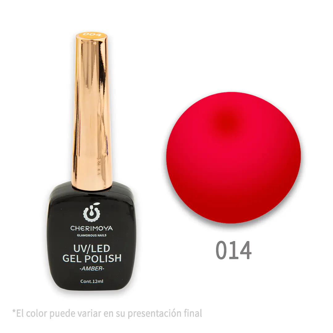 Esmalte Semipermanente Cherimoya 12 ml Nude y Amber 12