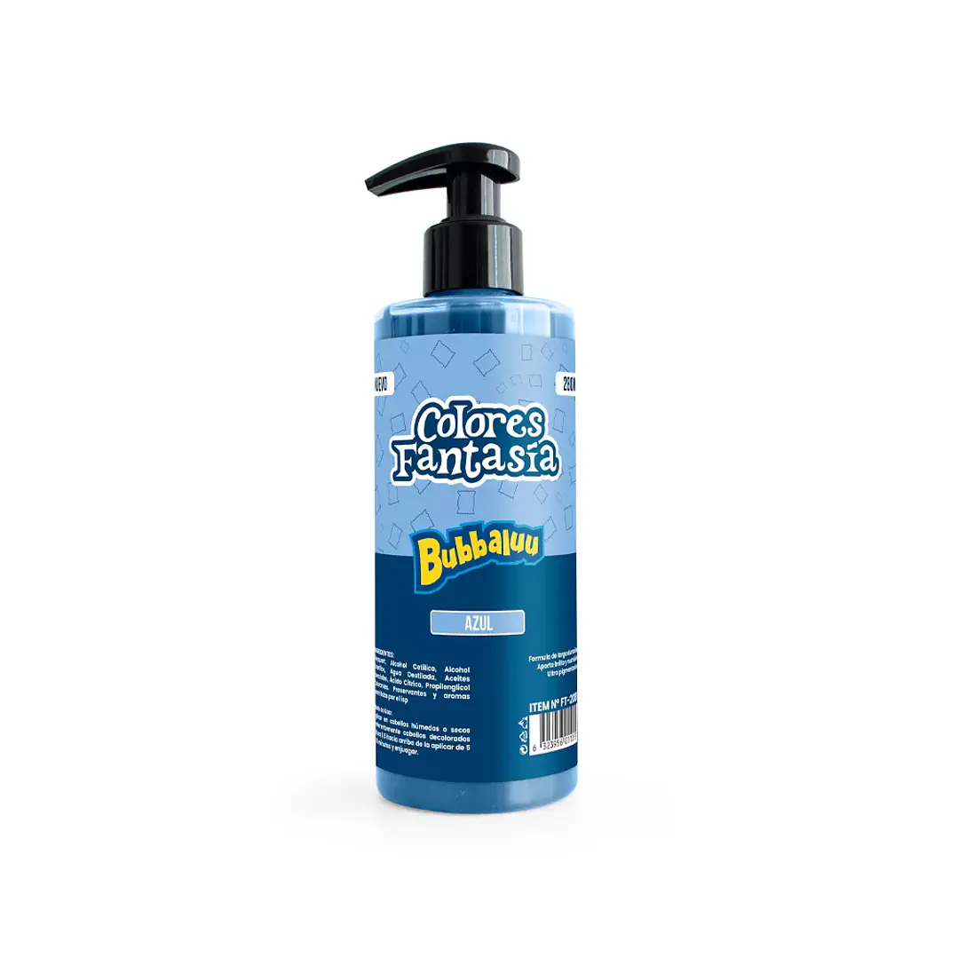 Tinte Fantasía Bubbaluu Pigmento Semipermanente 280 ml 2