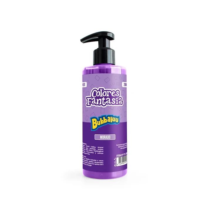 Tinte Fantasía Bubbaluu Pigmento Semipermanente 280 ml 4
