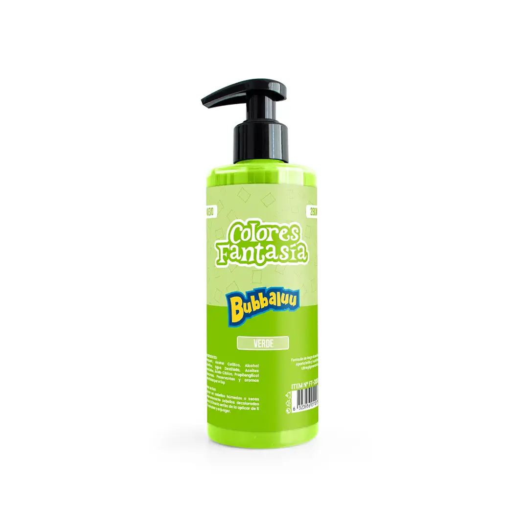 Tinte Fantasía Bubbaluu Pigmento Semipermanente 280 ml 8