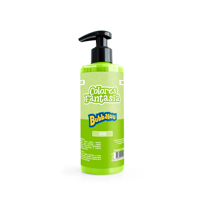 Tinte Fantasía Bubbaluu Pigmento Semipermanente 280 ml 8