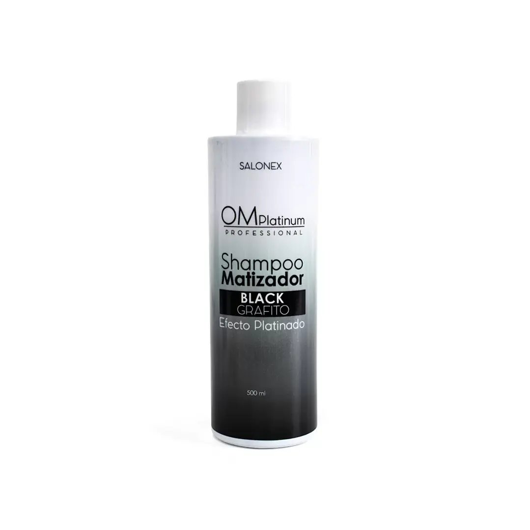 Shampoo Matizador Black OM Platinum 450 ml 1