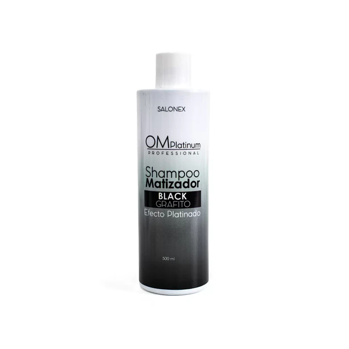 Shampoo Matizador Black OM Platinum 450 ml 1