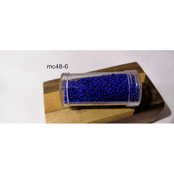 Mostacilla calibrada color azul, 20 grs 11/0
