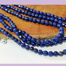 Agatas, Agata de 4 mm, en tono azul 95 piedras aprox