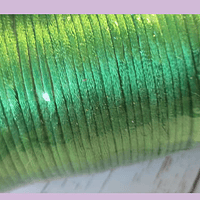 Cola de ratón verde, rollo de 100 yadas, 2 mm de grosor
