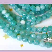 Agatas, agata de 4 mm, en tonosjade tira de 90 piedras aprox