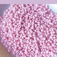 mostacilla rosada de 8/0 (3mm), sobre de 50 grs