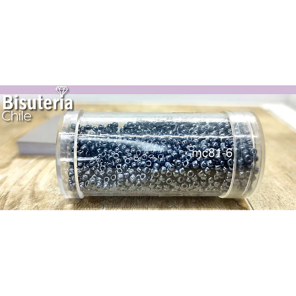 Mostacilla calibrada, gris, 11/0, 20 grs