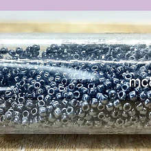 Mostacilla calibrada, gris, 11/0, 20 grs