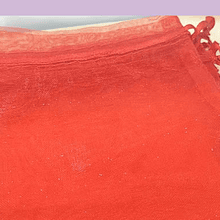 Bolsa organza color rojo de 10 x 12 set de 10 unidades