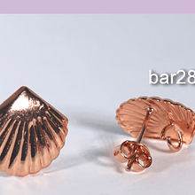 Base de aro baño de cobre, 15 mm, por par