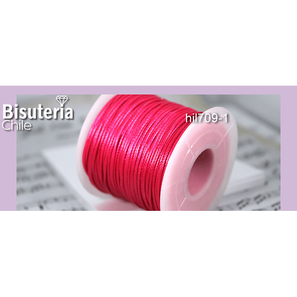 Simil cuero rosa fuerte 1 mm de espesor, rollo de 50 metros
