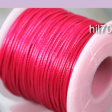 Simil cuero rosa fuerte 1 mm de espesor, rollo de 50 metros