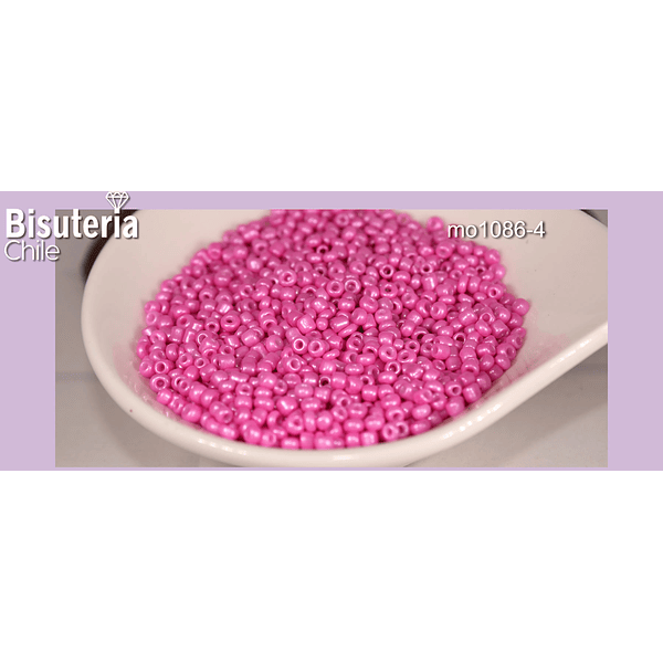 Mostacilla color rosa fuerte de set de 50 grs. 11/0