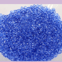Mostacilla color azulino cristal de 1,5 set de 50 grs. (11/0)
