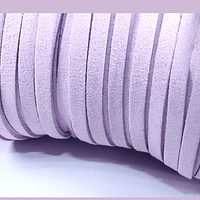 Gamuza gruesa lila, 5 mm de ancho, por metro
