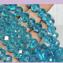 Cristal 10 x 8 mm, calipso tornasol, set de 20 unidades