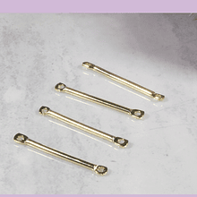 Extensor baño de oro, 20 mm de largo, set de 40 unidades