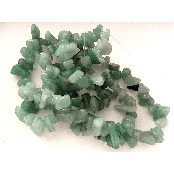 Piedra Natural mediana Jade tira de 86 cm de largo