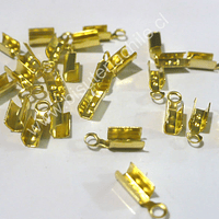 Terminal dorado 3 mm de ancho y 4 mm de largo set de 20 unidades