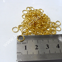 Argolla dorada n° 4, 8 mm de diámetro set de 20 grs